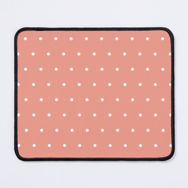 Item preview, Coral And White Micro Dot Pattern designed and sold by pattern-archive.