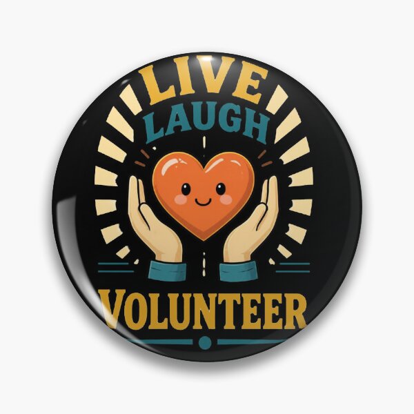Item preview, Live Laugh Volunteer – Giving Back Design designed and sold by Icareis-Studios.