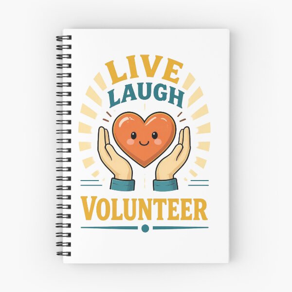 Item preview, Live Laugh Volunteer – Giving Back Design designed and sold by Icareis-Studios.