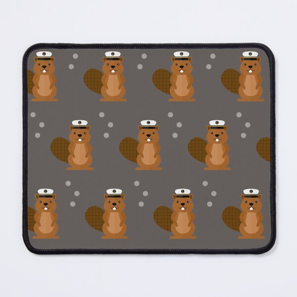 Item preview, Beavers with sailor hat on grey designed and sold by reneesillus.