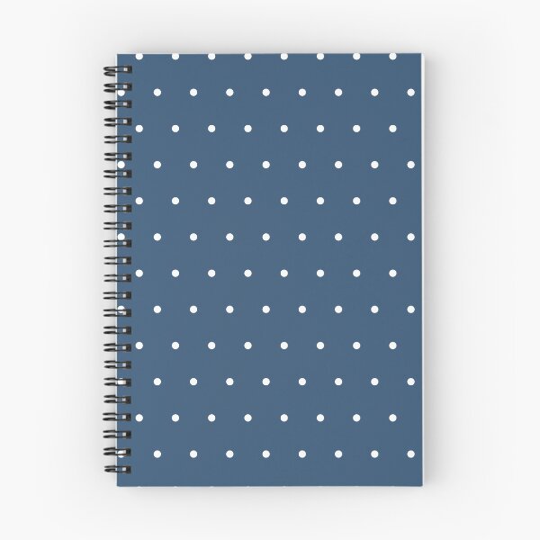 Item preview, Denim and White micro dots designed and sold by pattern-archive.