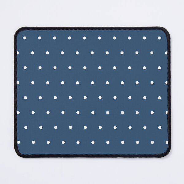 Item preview, Denim and White micro dots designed and sold by pattern-archive.
