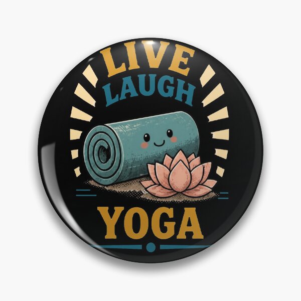 Item preview, Live Laugh Yoga – Mindful Lifestyle Design designed and sold by Icareis-Studios.
