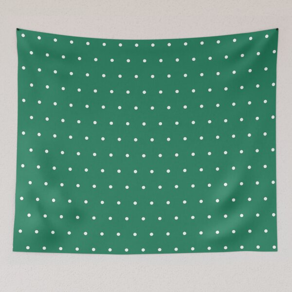 Item preview, Green and White micro dots designed and sold by pattern-archive.