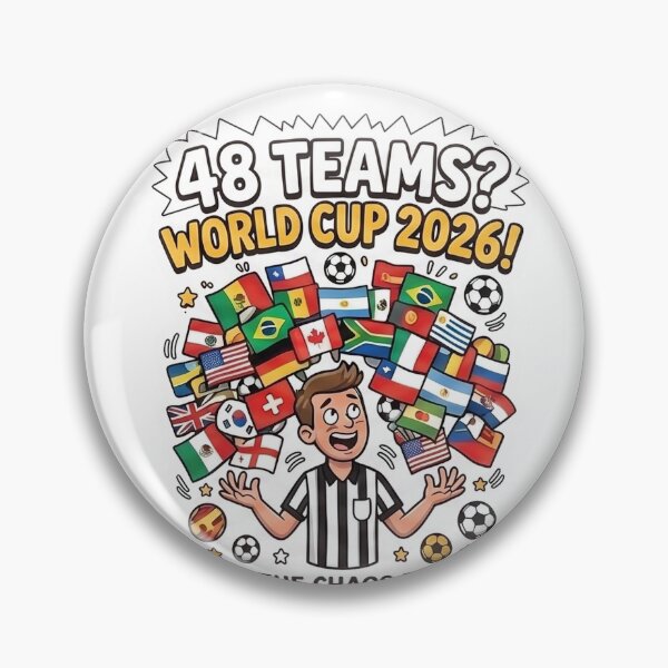 Item preview, Funny World Cup 2026 Referee - 48 Teams Let The Chaos Begin Football designed and sold by KamilKfoon.