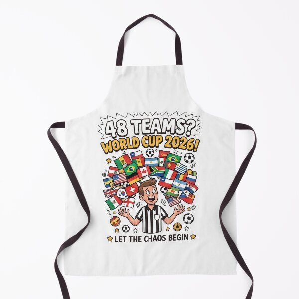 Item preview, Funny World Cup 2026 Referee - 48 Teams Let The Chaos Begin Football designed and sold by KamilKfoon.