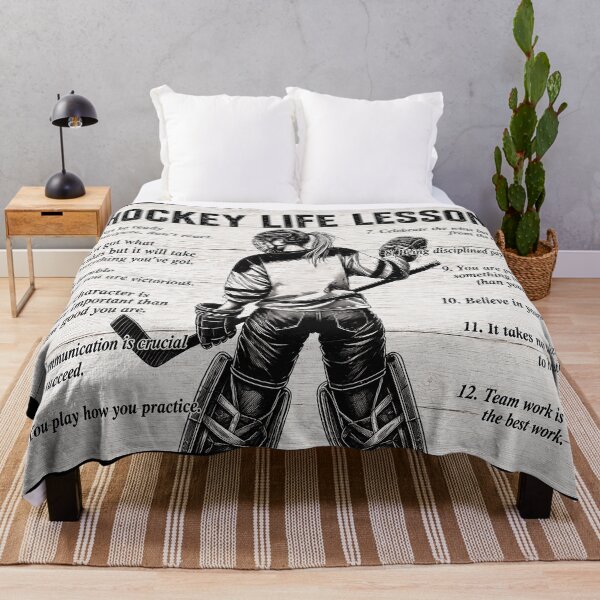 Item preview, Hockey Life Lessons Gift For Girls Birthday , Hockey Life Lessons Gift Daughter Bedroom, Bathroom, Living room designed and sold by hippololocc.