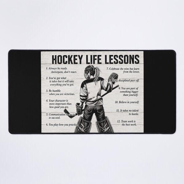Item preview, Hockey Life Lessons Gift For Girls Birthday , Hockey Life Lessons Gift Daughter Bedroom, Bathroom, Living room designed and sold by hippololocc.