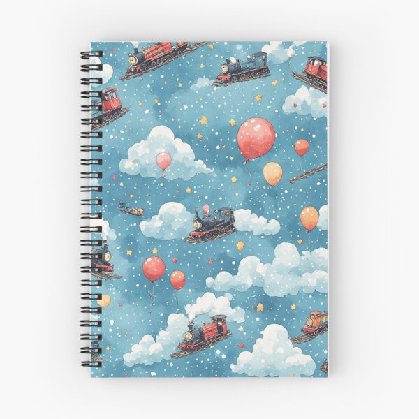 Item preview, Stars and Whimsical Flying Train Magic Sky Seamless Pattern designed and sold by dcohea.