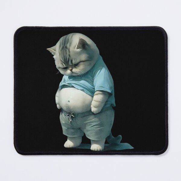 Item preview, Funny Fat Cat Art Design Kitten Cat Lover Meme  designed and sold by SenoritaVixyArt.