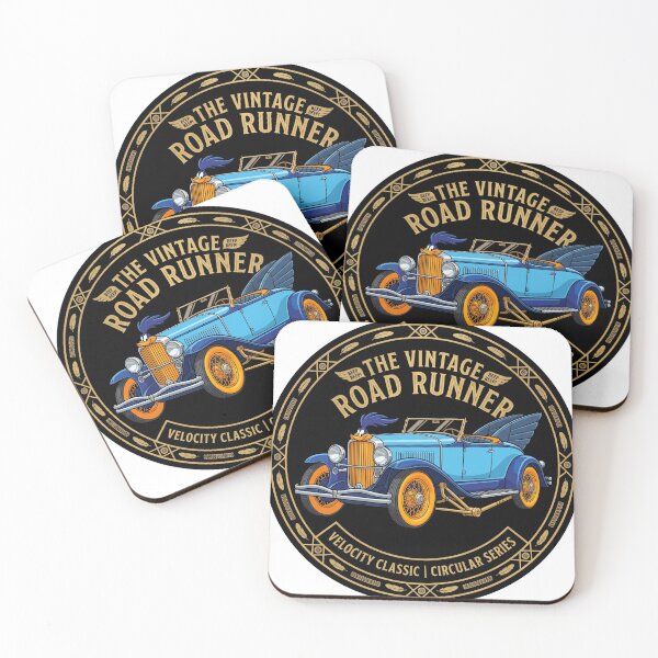 Item preview, Vintage Road Runner Classic Car Velocity Circle Badge designed and sold by MottotoTech.