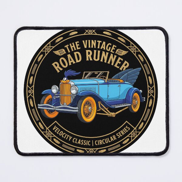 Item preview, Vintage Road Runner Classic Car Velocity Circle Badge designed and sold by MottotoTech.