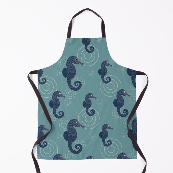 Item preview, Seahorses on blue designed and sold by reneesillus.