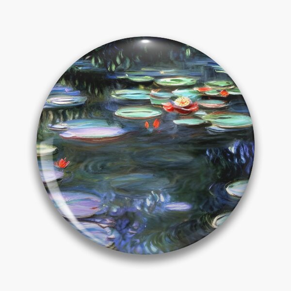 Item preview, Water Lilies: Reflection of a Weeping Willow (RHS) designed and sold by artdesignsnow.