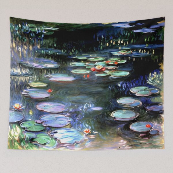 Item preview, Water Lilies: Reflection of a Weeping Willow (RHS) designed and sold by artdesignsnow.