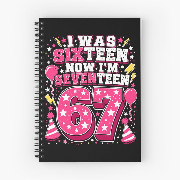 Item preview, 17 Birthday I was Sixteen Now I'm Seventeen Funny Six Seven designed and sold by Littermin.