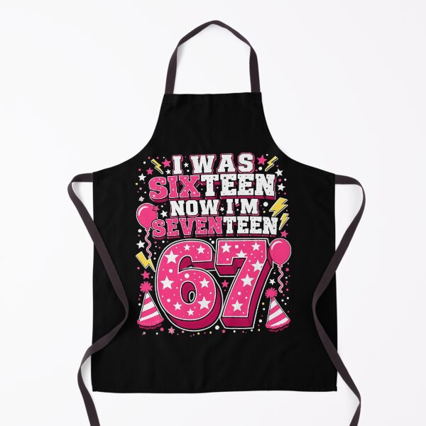 Item preview, 17 Birthday I was Sixteen Now I'm Seventeen Funny Six Seven designed and sold by Littermin.