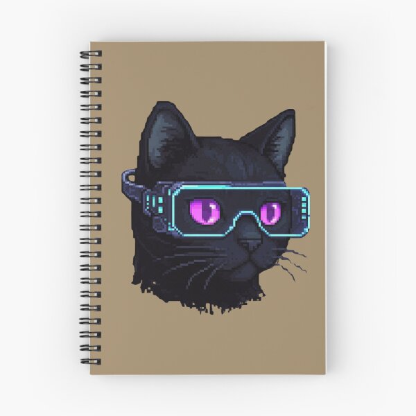 Item preview, Cyberpunk Pixel Cat - Retro Gaming 8-Bit designed and sold by design-rebell.