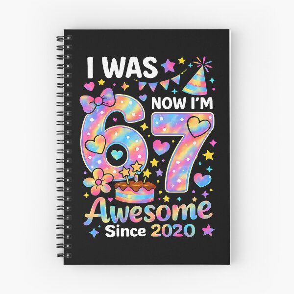 Item preview, I was 6 Now I’m 7 Tie Dye Birthday Awesome Since 2020 Kids designed and sold by Littermin.