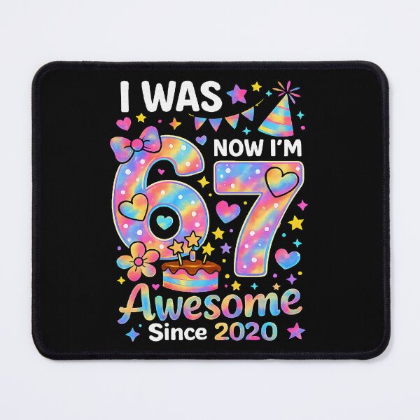 Item preview, I was 6 Now I’m 7 Tie Dye Birthday Awesome Since 2020 Kids designed and sold by Littermin.