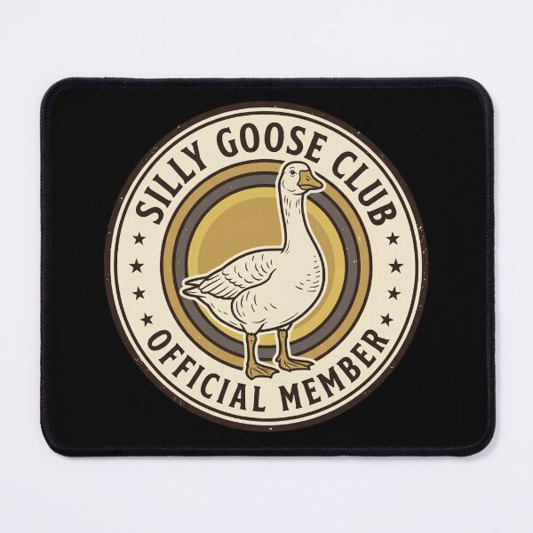 Item preview, Silly Goose Club Official Member Funny Goose designed and sold by dudelinart.