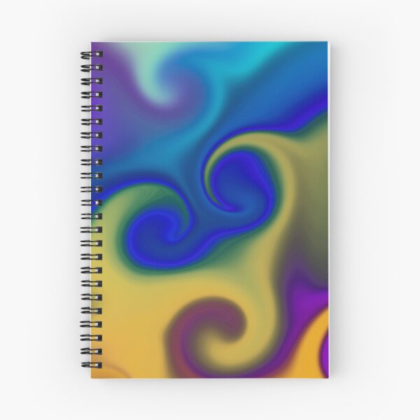 Item preview, Vibrant Psychedelic Liquid Swirl Abstract Art designed and sold by Happyabstract.