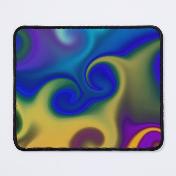 Item preview, Vibrant Psychedelic Liquid Swirl Abstract Art designed and sold by Happyabstract.