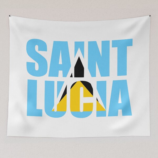 Item preview, Saint Lucia Flag LC designed and sold by shitpostee.