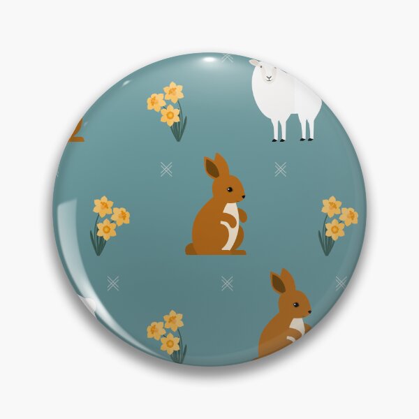 Item preview, Farm animals on blue designed and sold by reneesillus.