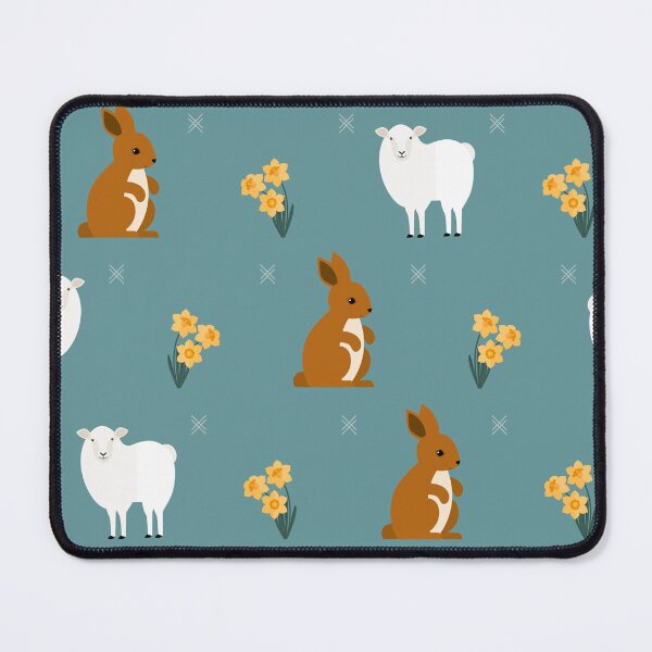 Item preview, Farm animals on blue designed and sold by reneesillus.