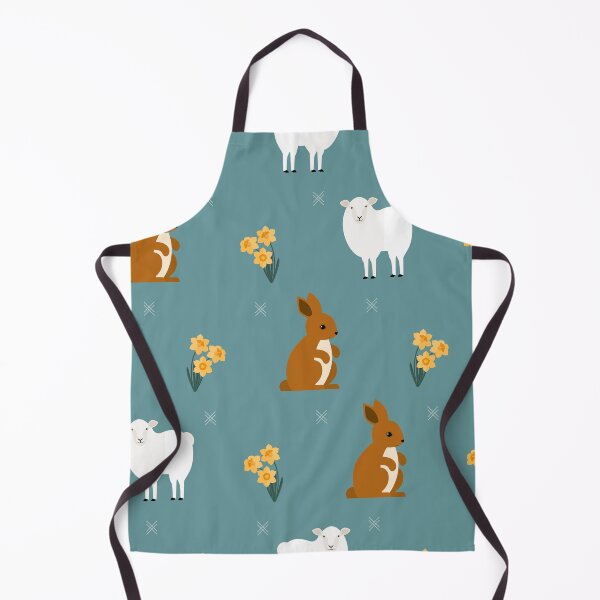 Item preview, Farm animals on blue designed and sold by reneesillus.