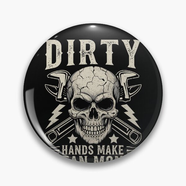 Item preview, Dirty Hands Make Clean Money Mechanic Tradesman Blue Collar Hard Worker designed and sold by PopStars1993.