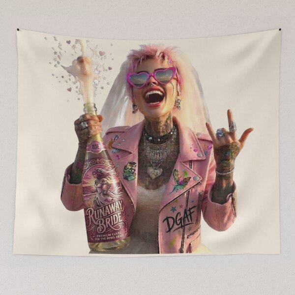 Item preview, Gothic Bachelorette Party Pink Outerwear designed and sold by Voodoo Store Paranormal Collections.
