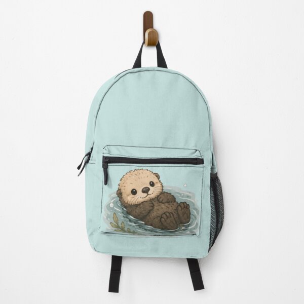 Item preview, Cute Floating Sea Otter Pup designed and sold by MellowMunchkins.
