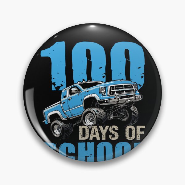 Item preview, 100 Days Of School Monster Truck Student Teacher Milestone designed and sold by PopStars1993.
