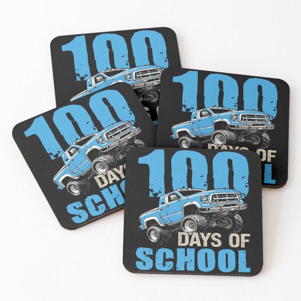 Item preview, 100 Days Of School Monster Truck Student Teacher Milestone designed and sold by PopStars1993.