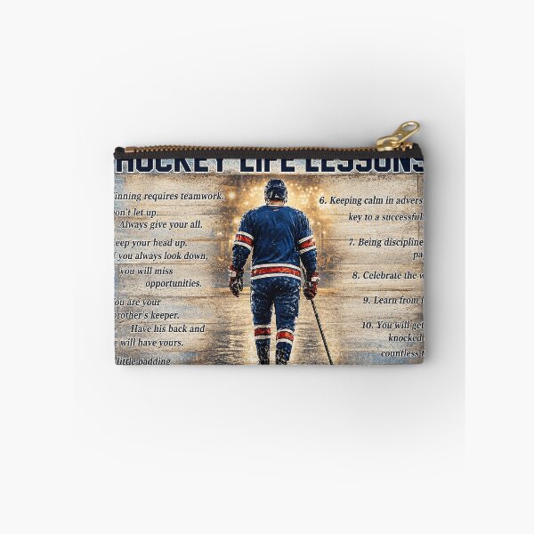 Item preview, Hockey Life Lessons For Boys , Hockey Life Lessons Poster Bedroom Living room Bathroom, Hockey Dad Gift designed and sold by PaulaSpringArt.