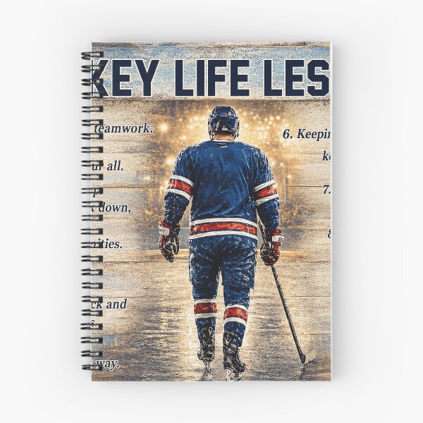 Item preview, Hockey Life Lessons For Boys , Hockey Life Lessons Poster Bedroom Living room Bathroom, Hockey Dad Gift designed and sold by PaulaSpringArt.