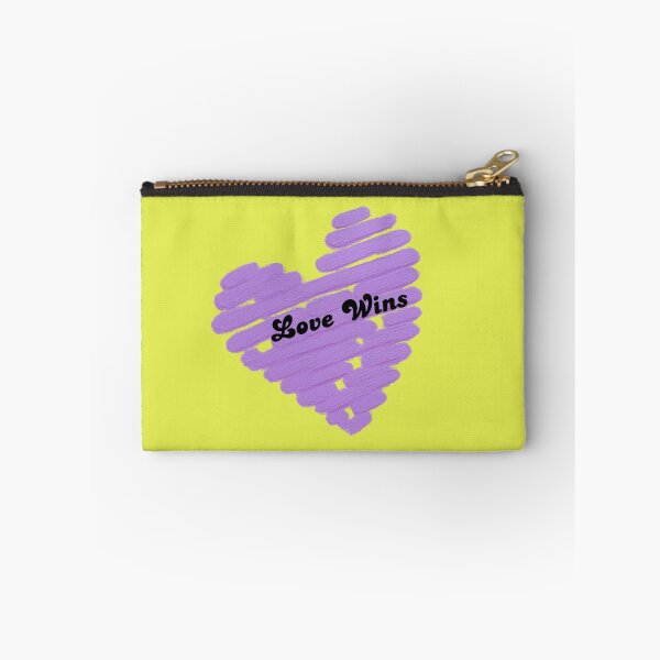 Item preview, Love Wins – Lavender Hand Painted Heart | Minimalist Typography designed and sold by VariusDesigns.
