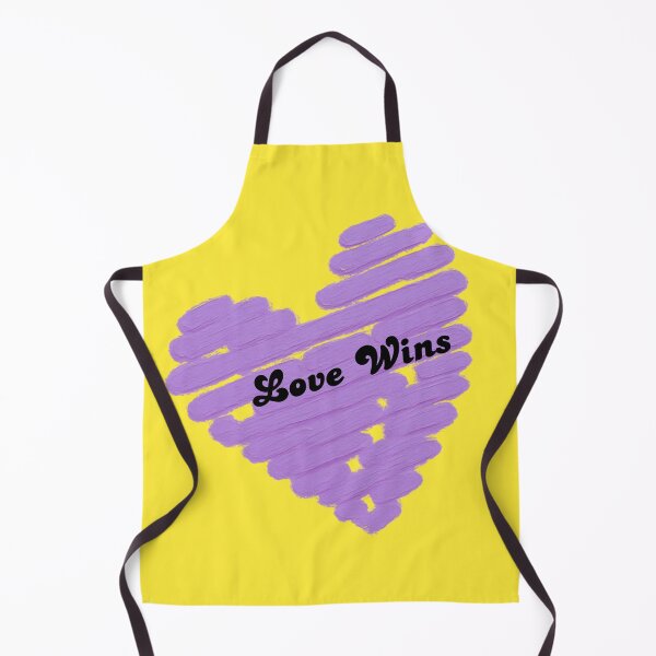 Item preview, Love Wins – Lavender Hand Painted Heart | Minimalist Typography designed and sold by VariusDesigns.