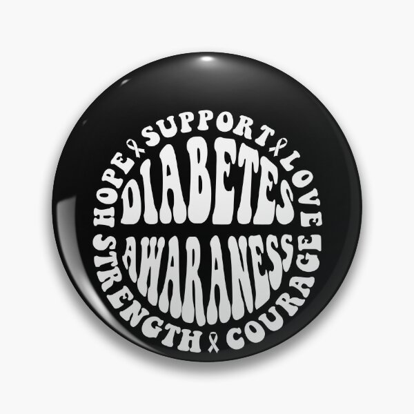 Item preview, Diabetes Awareness Hope Support Love Courage Strength Diabetic Warrior Advocate designed and sold by PopStars1993.
