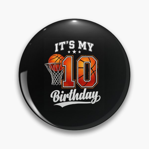 Item preview, It's My 10th Birthday Basketball Graphic for Who Love the Game designed and sold by allistermariam.