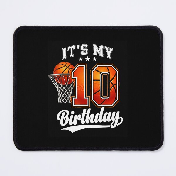 Item preview, It's My 10th Birthday Basketball Graphic for Who Love the Game designed and sold by allistermariam.