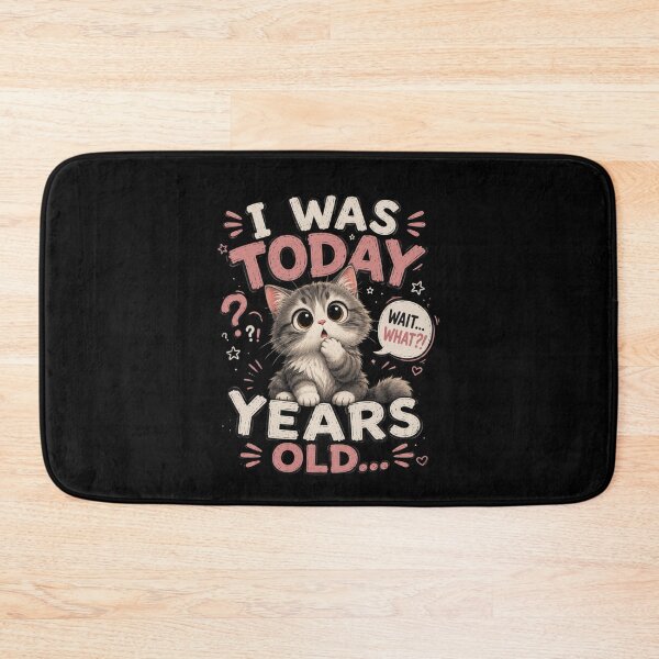 Item preview, I Was Today Years Old Funny Cat Sticker – Cute Meme Kitten Reaction Design designed and sold by Artimax-Studio.