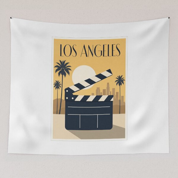Item preview, Los Angeles Cinema Travel Poster designed and sold by Beyond Destinations.
