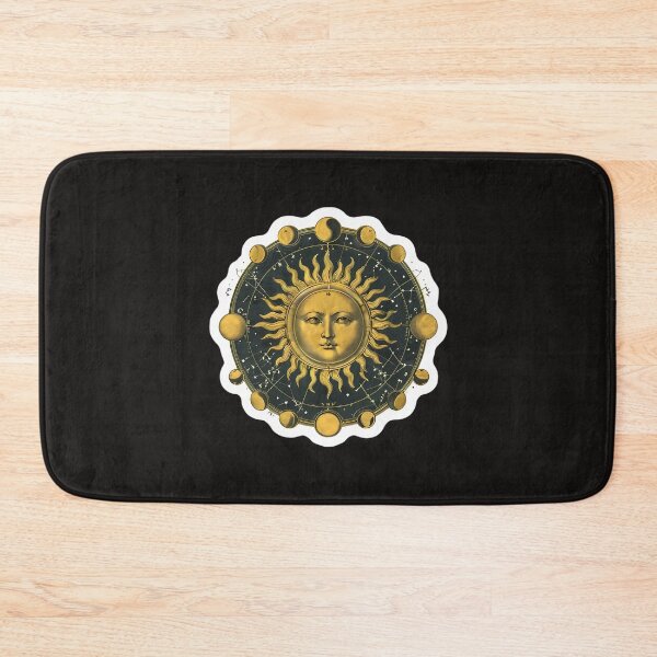 Item preview, 19th Century Vintage Celestial Sun and Moon Phases designed and sold by 77Clover.