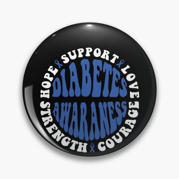 Item preview, Support Hope Strength Diabetes Awareness Love Courage Diabetes Warrior Support Advocate designed and sold by PopStars1993.