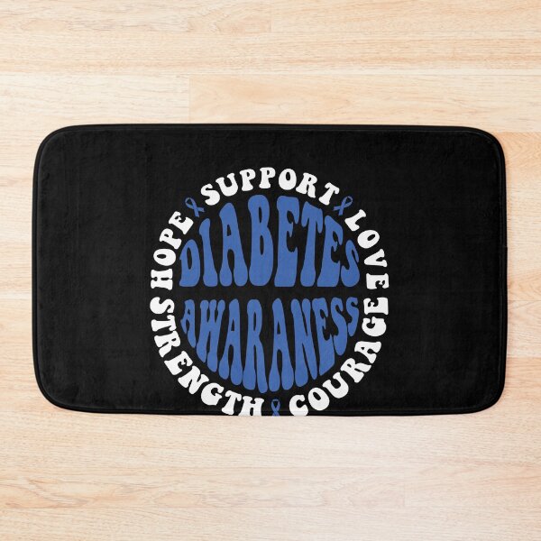 Item preview, Support Hope Strength Diabetes Awareness Love Courage Diabetes Warrior Support Advocate designed and sold by PopStars1993.