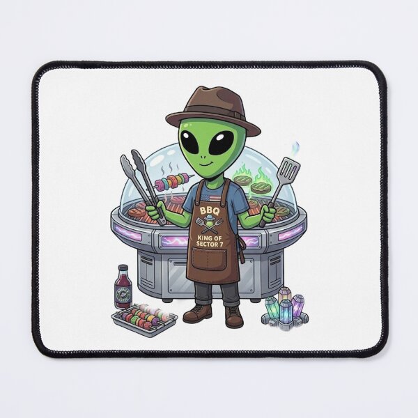 Item preview, BBQ King of Sector 7: Alien Grilling Master designed and sold by fedetrev.