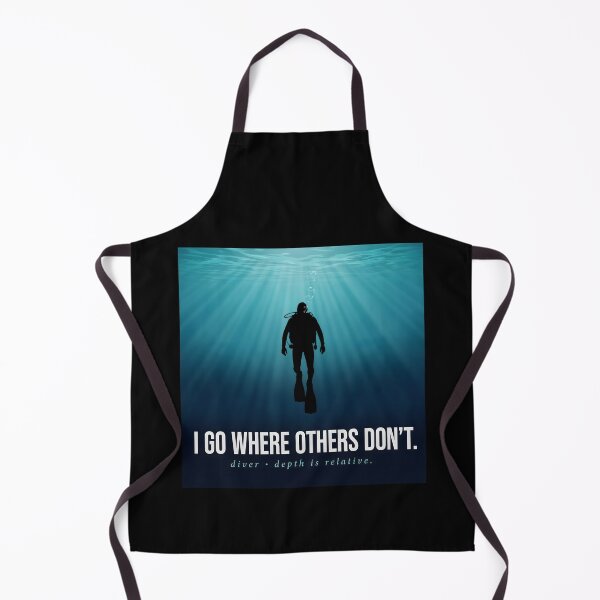 Item preview, Deep Scuba Diver I Go Where Others Don't Ocean Graphic  designed and sold by Enea Kelo.